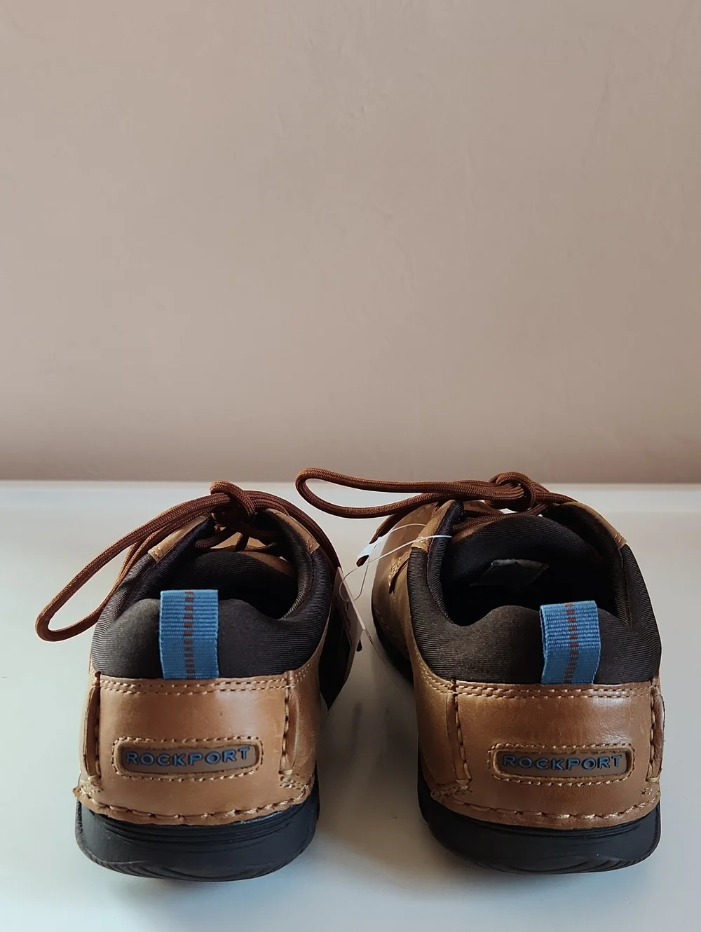 Rockport adiPRENE Adidas Men’s Brown Leather Comfort Shoes Size 7 NWT
